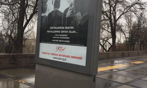 Ankara Caddelerinden Billboard Görüntüleri