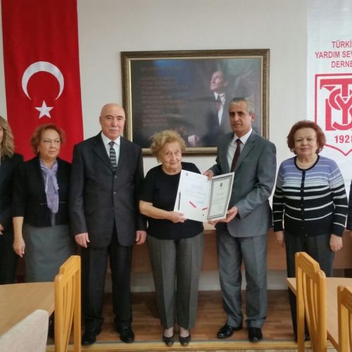 Türk Polis Teşkilatını Güçlendirme Vakfından Derneğimize Onur Belgesi