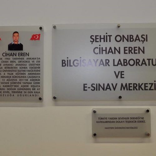 TYSD Cihan Eren Anısına H.Ü Tıp Fakültesinde Yaptırılan E-Sınav Merkezinin Açılışı