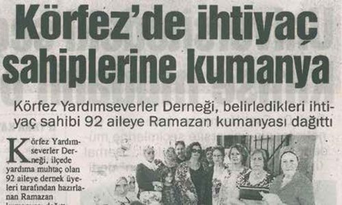 Körfez TYSD Ramazan Kumanyası