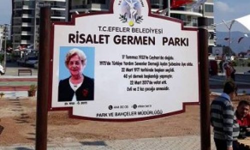 TYSD Aydın Şubesinden “Risalet GERMEN Parkı” Açılışı