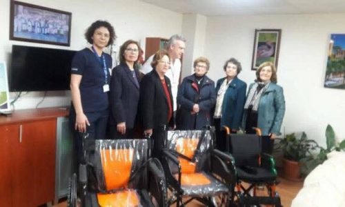 TYSD Bornava Şubesinden Engelli Sandalyesi Bağışı…