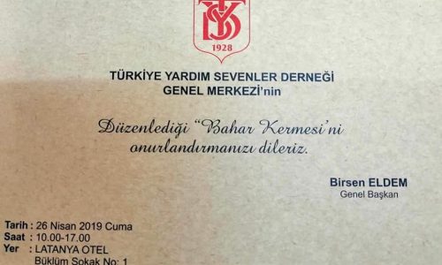 TYSD Geleneksel Bahar Kermesi