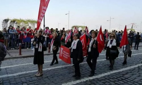 TYSD İzmir Şubemizin Cumhuriyet Meydanında Kortej Yürüyüşü…