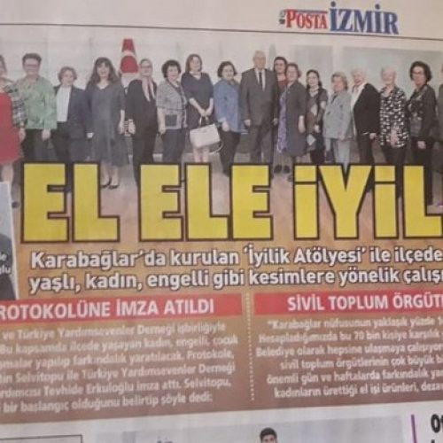 TYSD İzmir Şubemizin “İyilik Atölyeleri” Projesi