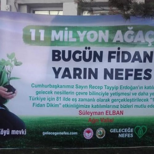 TYSD Ağrı Şubemizin Fidan Dikimi Etkinliği