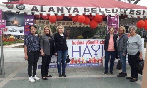 TYSD Alanya Şubemiz “Kadına Şiddete Hayır” Etkinliğinde