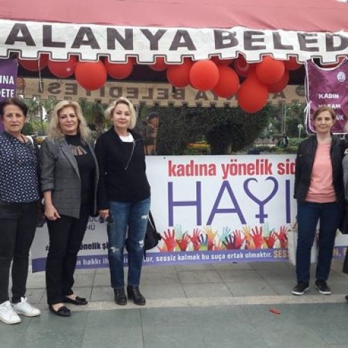 TYSD Alanya Şubemiz “Kadına Şiddete Hayır” Etkinliğinde