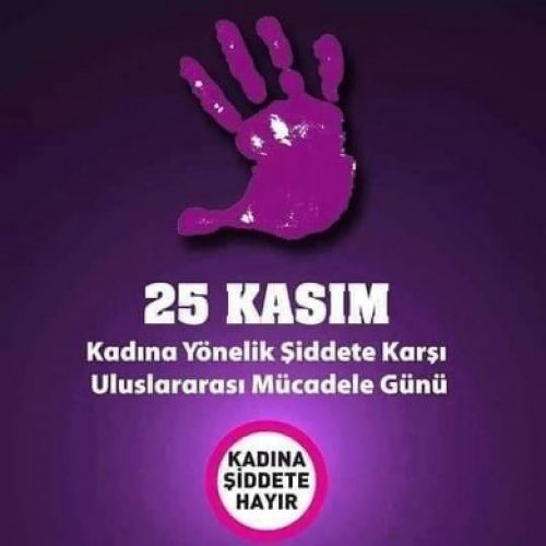 TYSD Genel Merkez Ve 133 Şubemizin “Kadına Şiddete Hayır” Mesajı