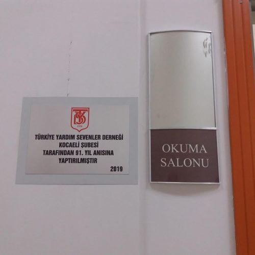 TYSD Kocaeli Şubemizden Okuma Ve Sınav Salonu Açılışı