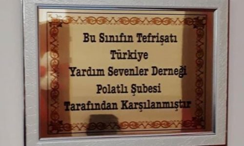 TYSD Polatlı Şubemizden Anasınıfı Donanımı