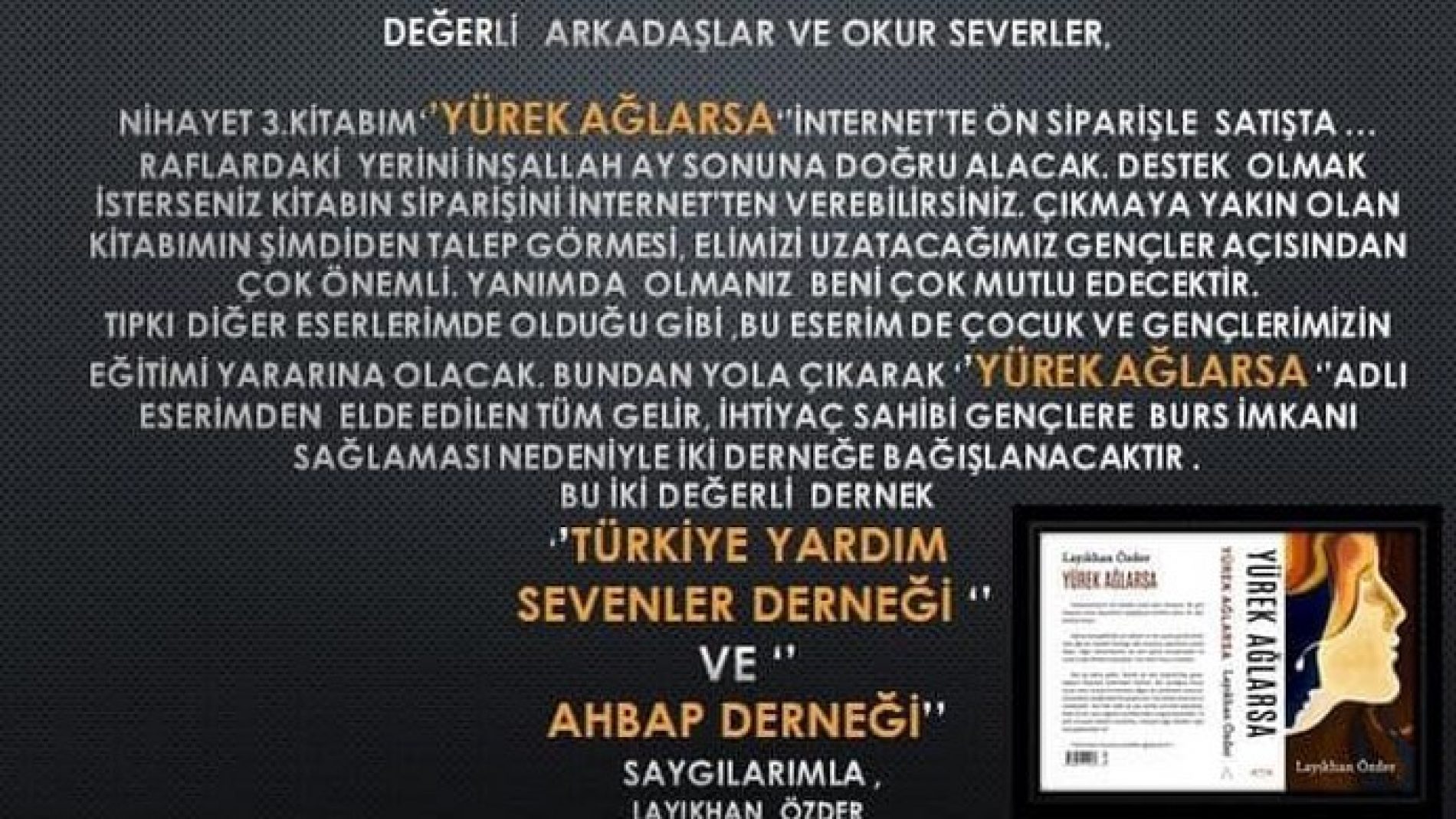 TYSD Genel Merkezi Üyelerinden Sayın Layıkhan Özder Hanımın Atatürk Eğitim Burslu Öğrencilerimize Anlamlı Bağışı