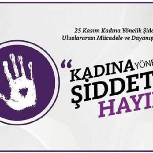 TYSD Genel Merkezi ve 132 Şubemizin Kadına Şiddetle Mücadele Günü Mesajı