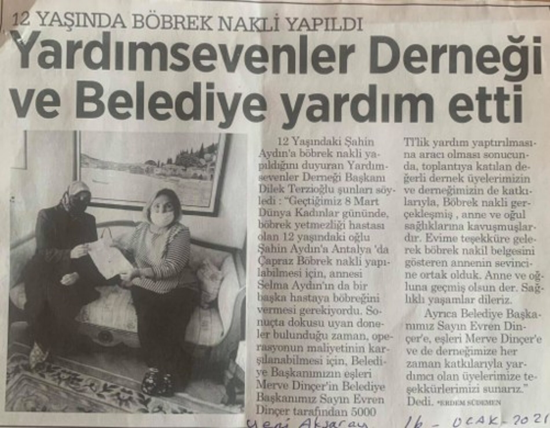 TYSD Aksaray Şubemiz