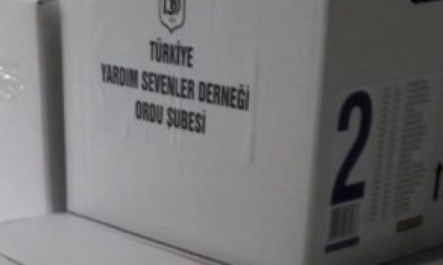 TYSD Ordu Şubemizin Gıda Yardımları