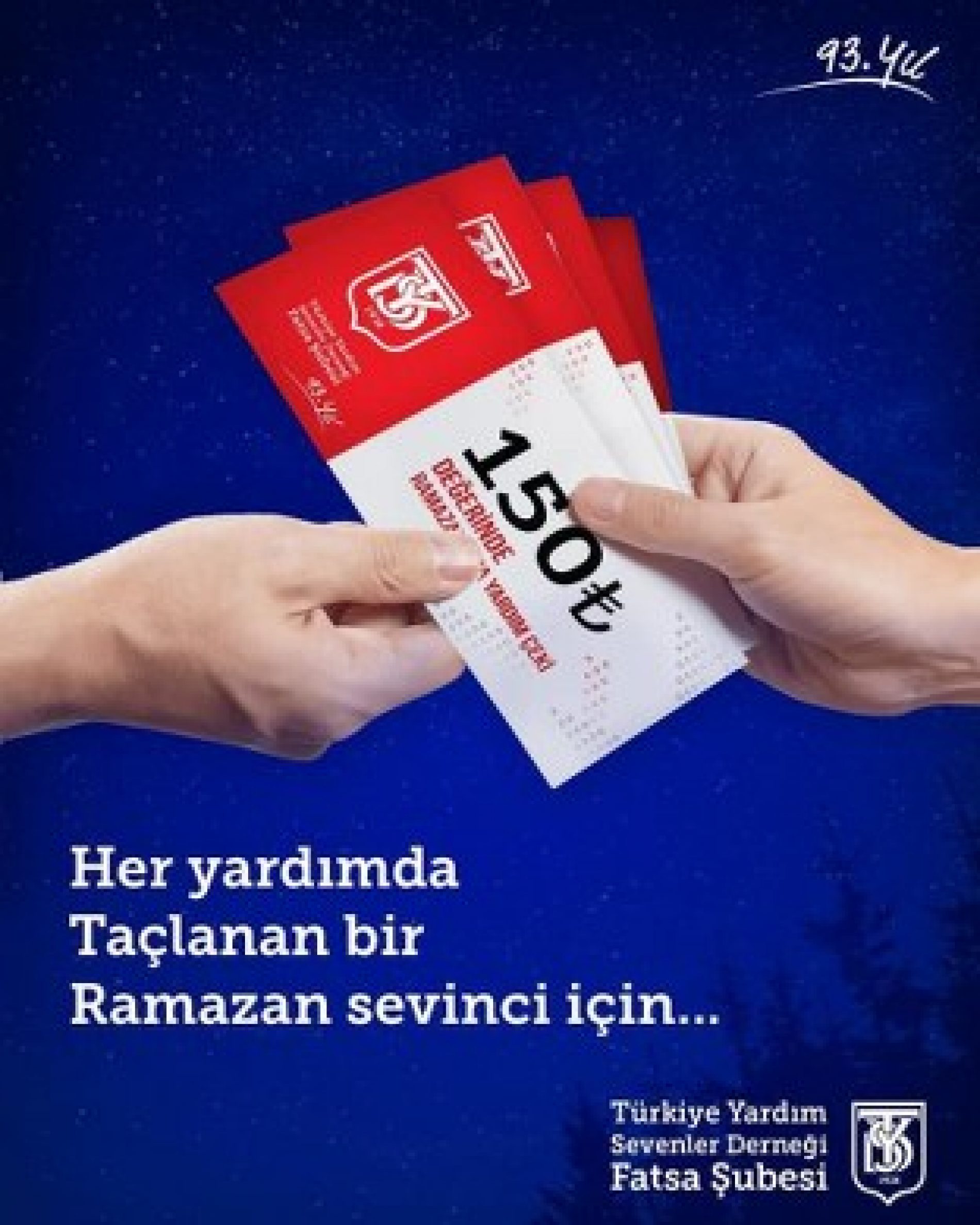 TYSD Fatsa Şubemizin Ramazan Ayı Yardımları