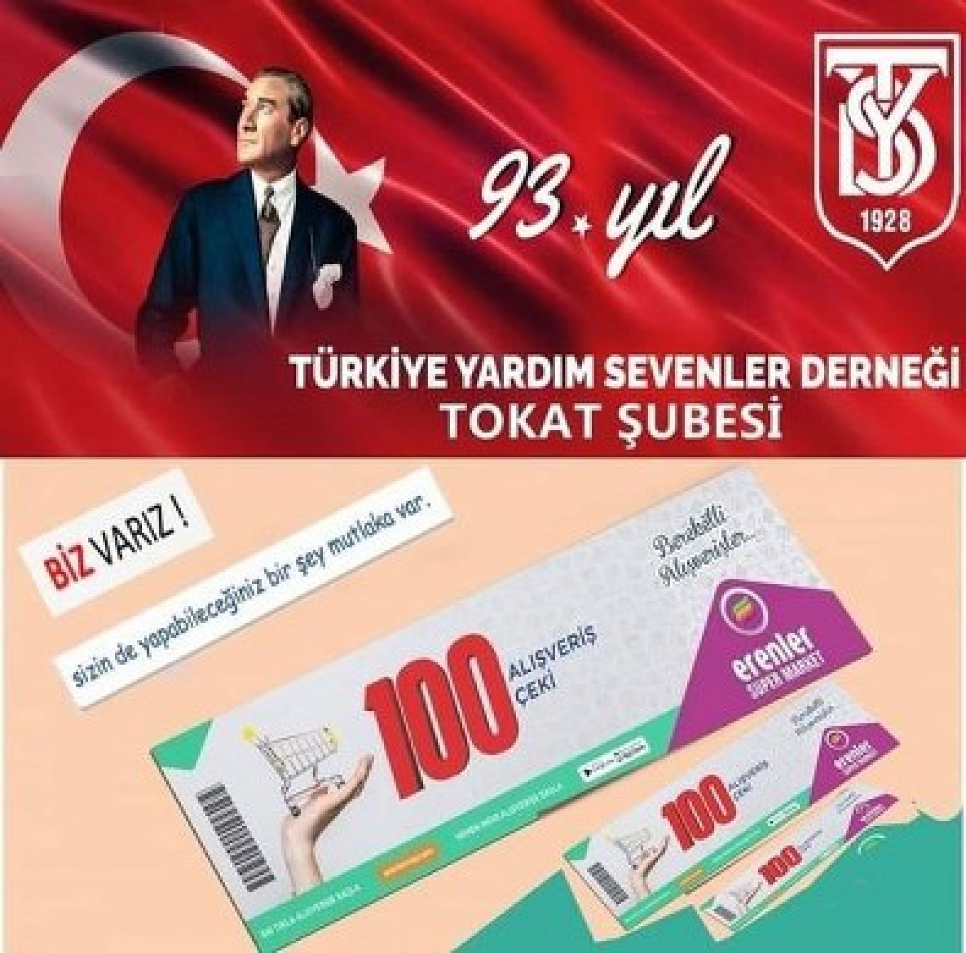 TYSD Tokat Şubemizin Ramazan Ayı Yardımları