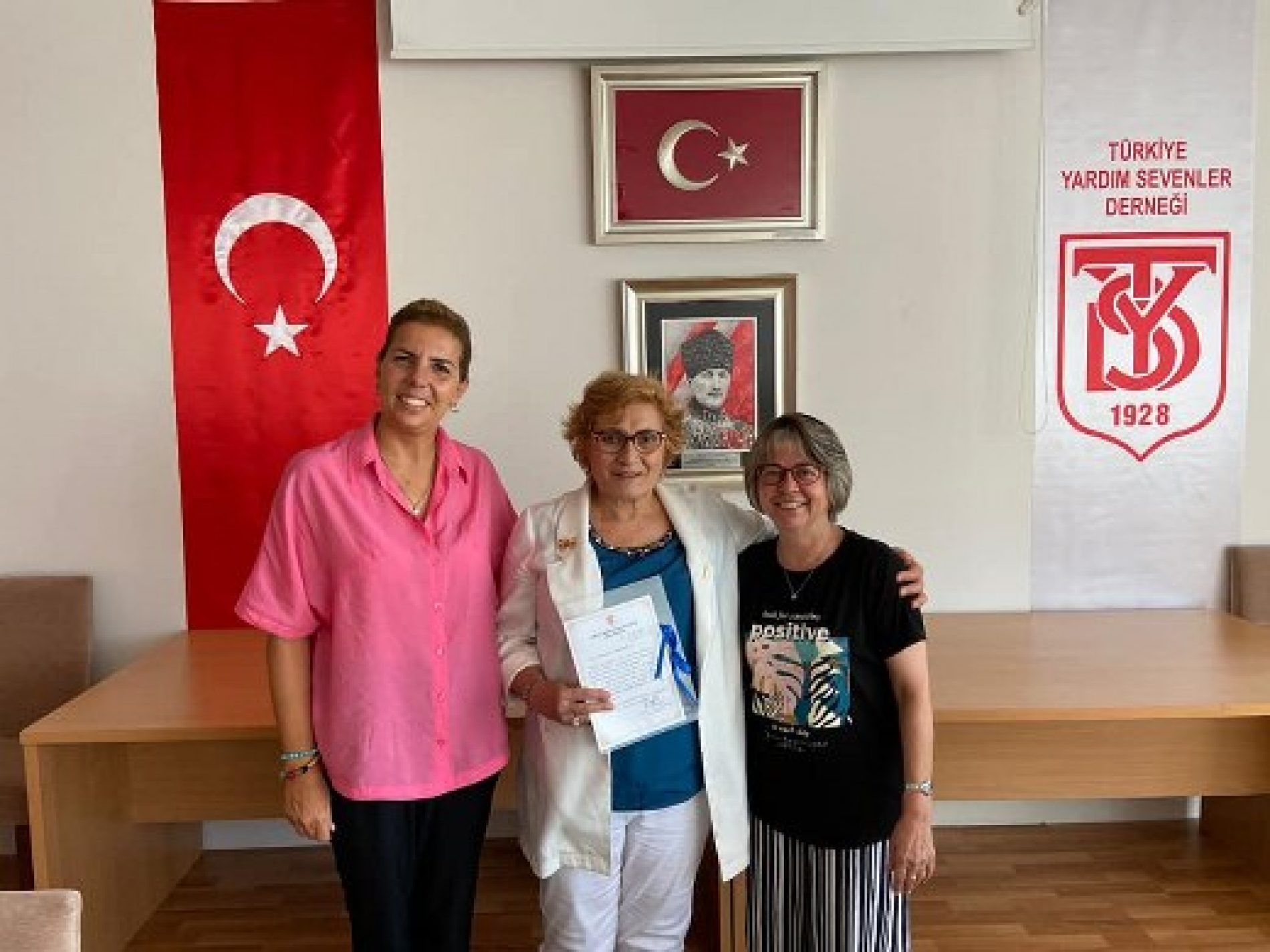 TYSD Genel Merkezimiz Ordu Şube Başkanımızı Tebrik Eder