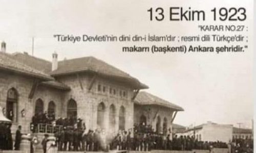 TYSD Genel Merkezi ve 132 Şubemiz Ankara’mızın Başkent Oluşunun 98. Yılını Kutlar