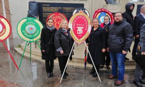 TYSD Fatsa Şubemiz Büyük Önder Mustafa Kemal Atatürk’ü Saygı, Minnet, Şükran ve Özlemle Anmaktadır