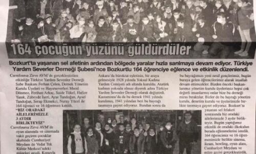 TYSD Kastamonu Şubemiz Çocuklarımız ile Vakit Geçirdiler