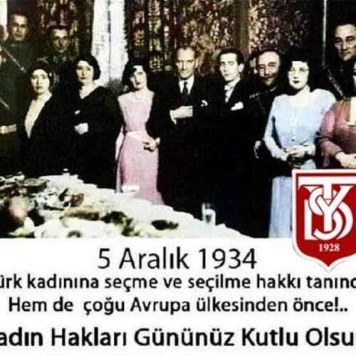 TYSD Genel Merkezi ve 132 Şubemiz 5 Aralık Kadın Hakları Gününü Kutlar