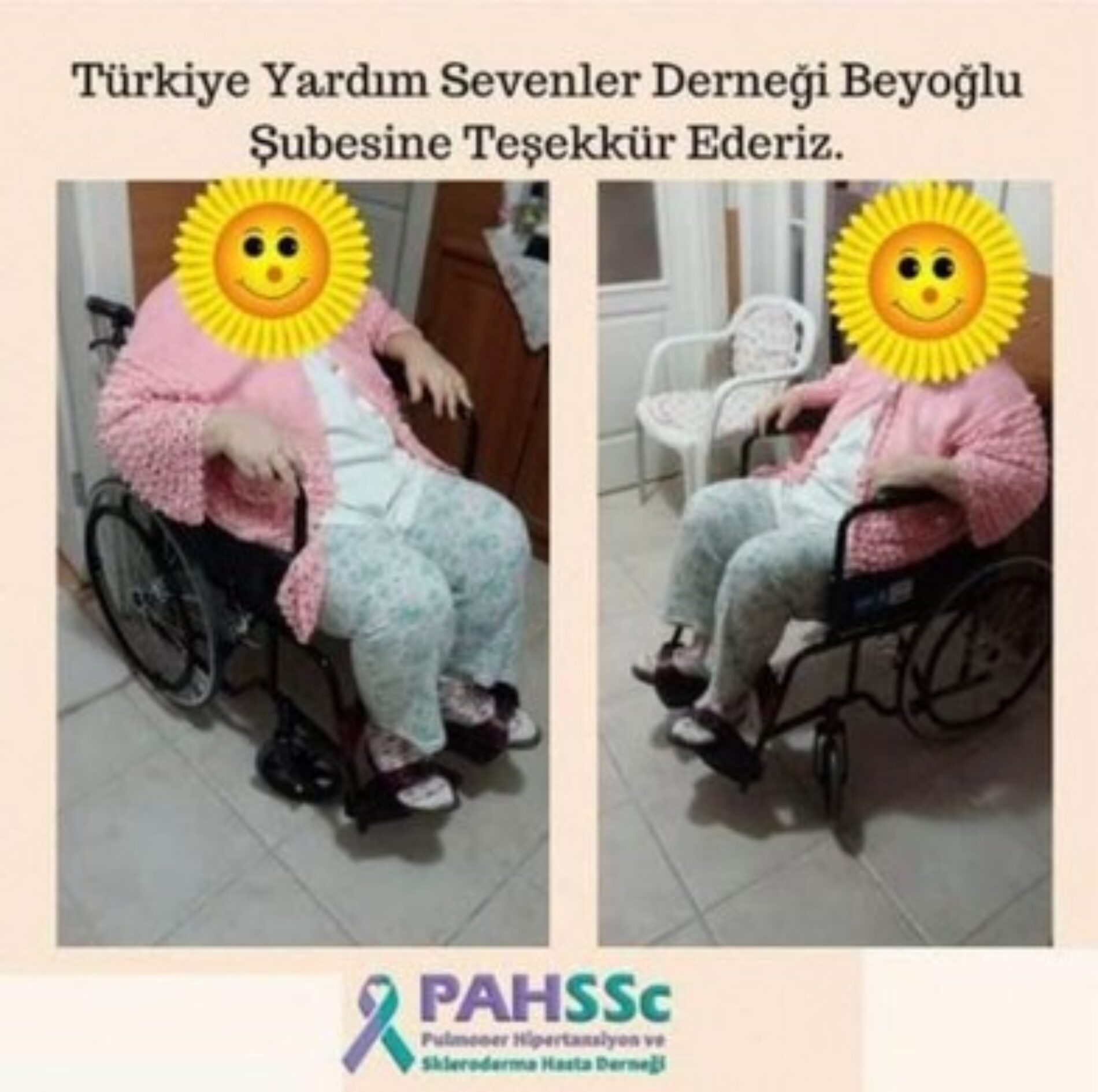 TYSD Beyoğlu Şubemizin Tekerlekli Sandalye Yardımları