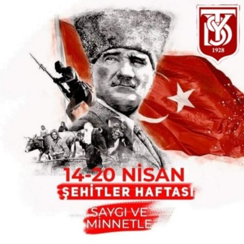 TYSD Genel Merkezi ve 132 Şubemiz Şehitler Haftasını Saygı ve Minnetle Anmaktadır