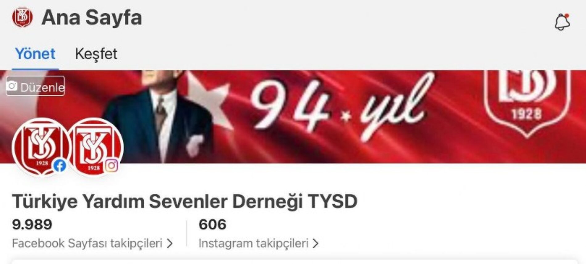 TYSD Genel Merkezi ve 131 Şubemiz’in Sosyal Medyada Görünürlüğü Artmaktadır