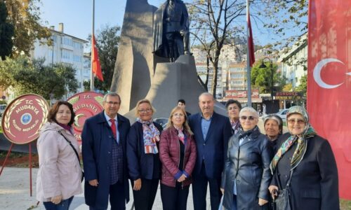 TYSD Mudanya Şubemiz Atamız’ı Saygı, Sevgi ve Minnetle Anmıştır