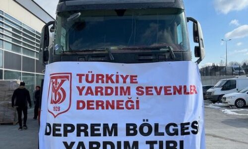 TYSD Genel Merkezi ve 130 Şubemizin Hazırlamış Olduğu İlk Yardım Tırımız Emine Ellere Ulaşmıştır