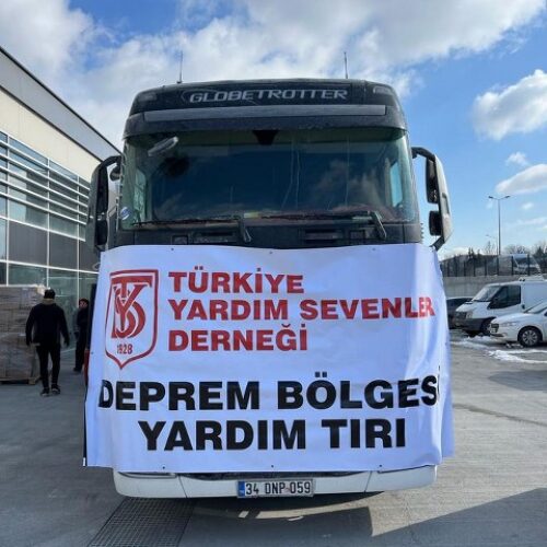 TYSD Genel Merkezi ve 130 Şubemizin Hazırlamış Olduğu İlk Yardım Tırımız Emine Ellere Ulaşmıştır