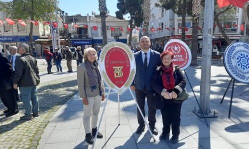 TYSD Dikili Şubemiz Atatürk’ün Dikili’ye Gelişinin 89. Yıl Dönümünü Kutlamışlardır