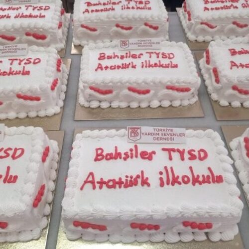 TYSD Bakırköy Şubemiz Çocuklarımıza 23 Nisan İçin Pasta Göndermiştir