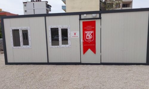 TYSD Kağıthane Şubemiz Hatay Samandağ’ında 5 Adet Konteynerden Anaokulu Oluşturmuştur