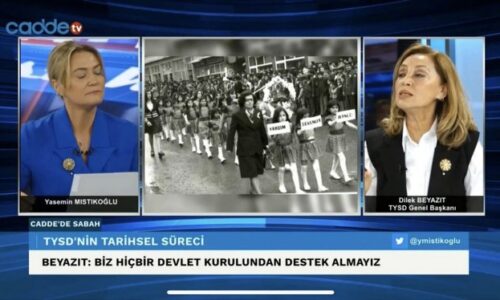 TYSD Genel Merkezi ve 130 Şubemiz Cadde’de Sabah Programına Katılmıştır