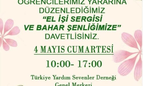 TYSD Genel Merkez Sizleri Bahar Şenliğimize Davet Etmektedir