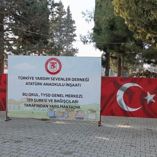 TYSD Genel Merkezi ve 126 Şubemiz TYSD Atatürk Anaokulumuzun Temelini Atmanın Gururu İçerisindedir