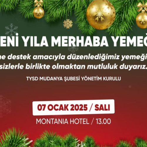TYSD Mudanya Şubemizin Gerçekleştirmiş Olduğu Yeni Yıl Kutlaması