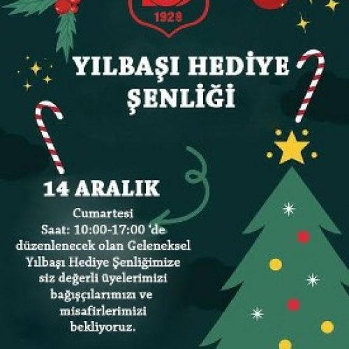 TYSD Genel Merkezimizin Yeni Yıl Şenliğine Davetlisiniz